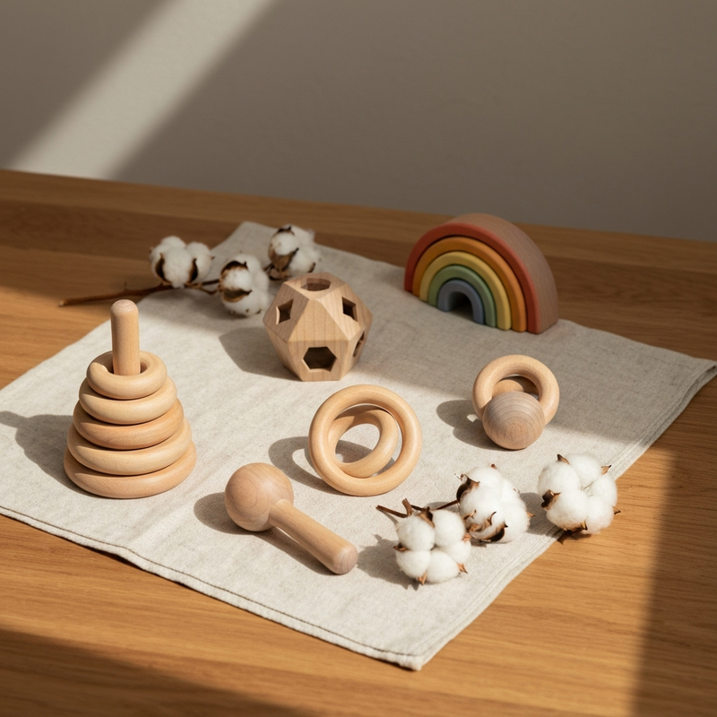 Jouets d'éveil en bois : bien choisir pour bien grandir
